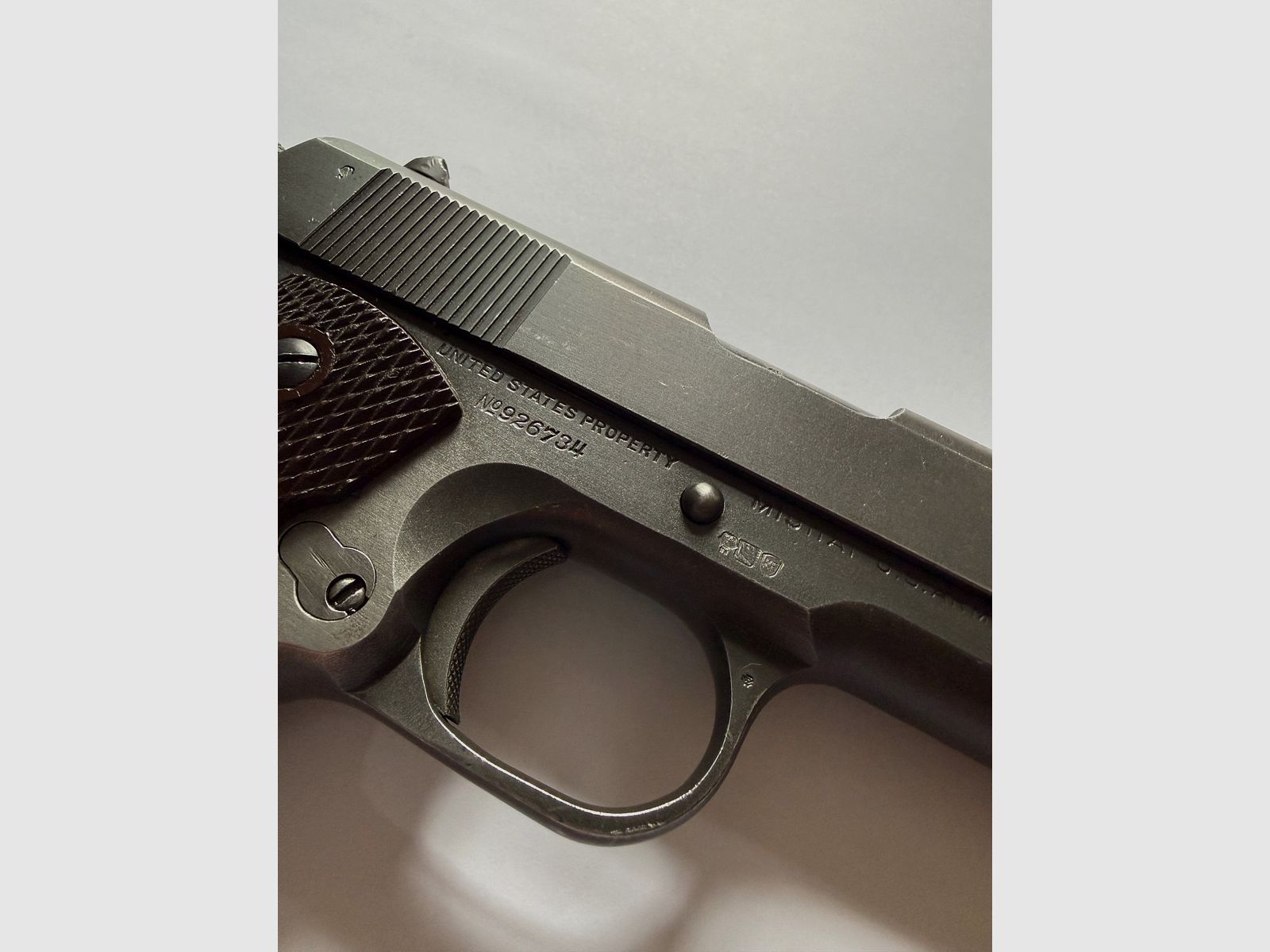 Colt M1911A1 – US Army WWII – 1943 – original, matching-tendenz, GHD, Bild 5 von 12