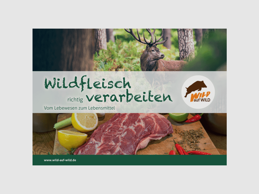Rezeptbroschüre "Wildfleisch richtig verarbeiten"