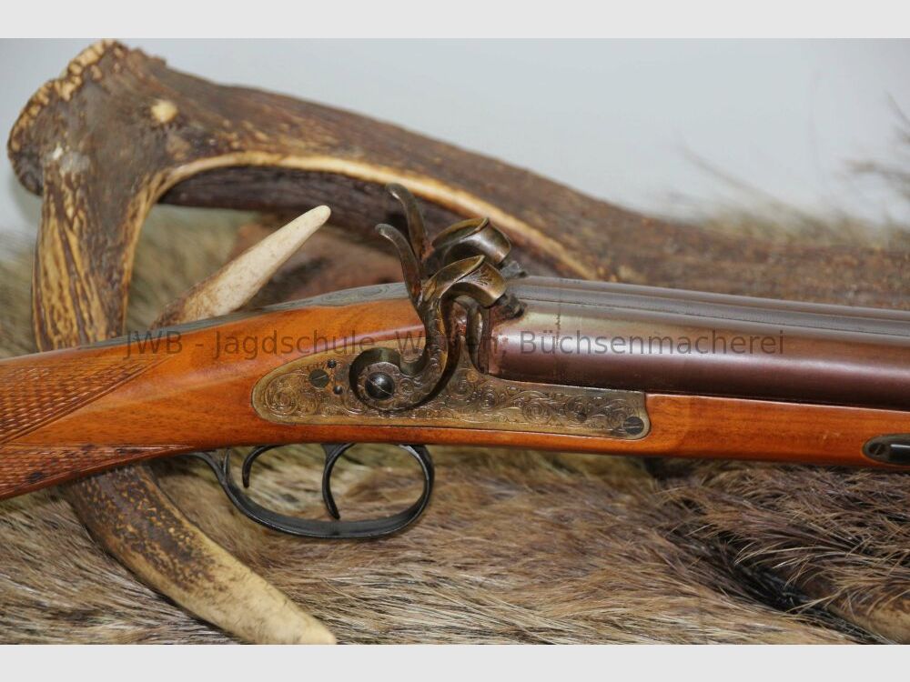 Fusil à double percussion Pedersoli 12 (Poudre Noire)