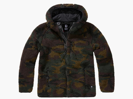 Brandit Brandit Jacke Teddyfleecejacket Hood woodland Frauen