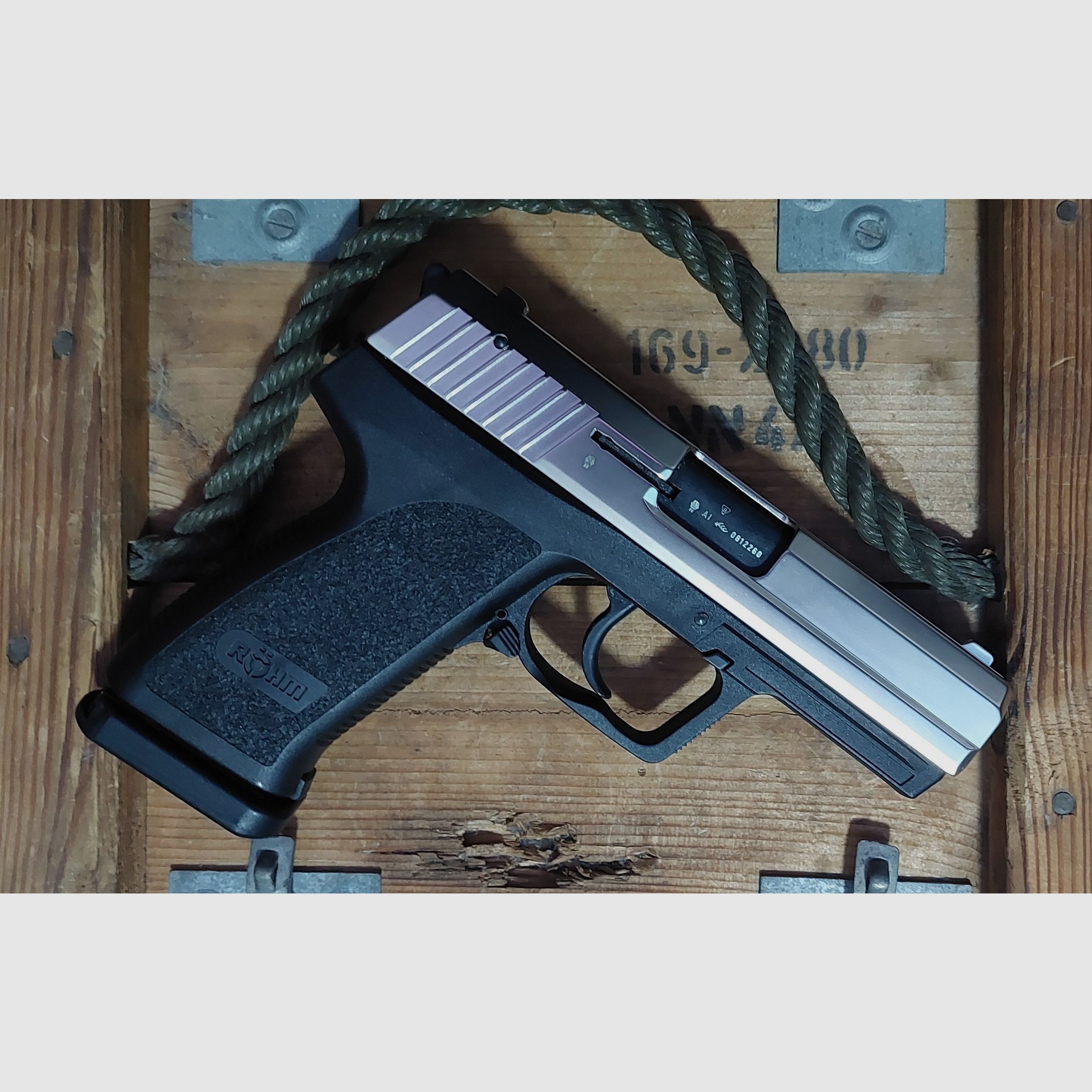 RÖHM - RG96 - Match - matte chrome (PTB 699) Glock RG 96 Walther