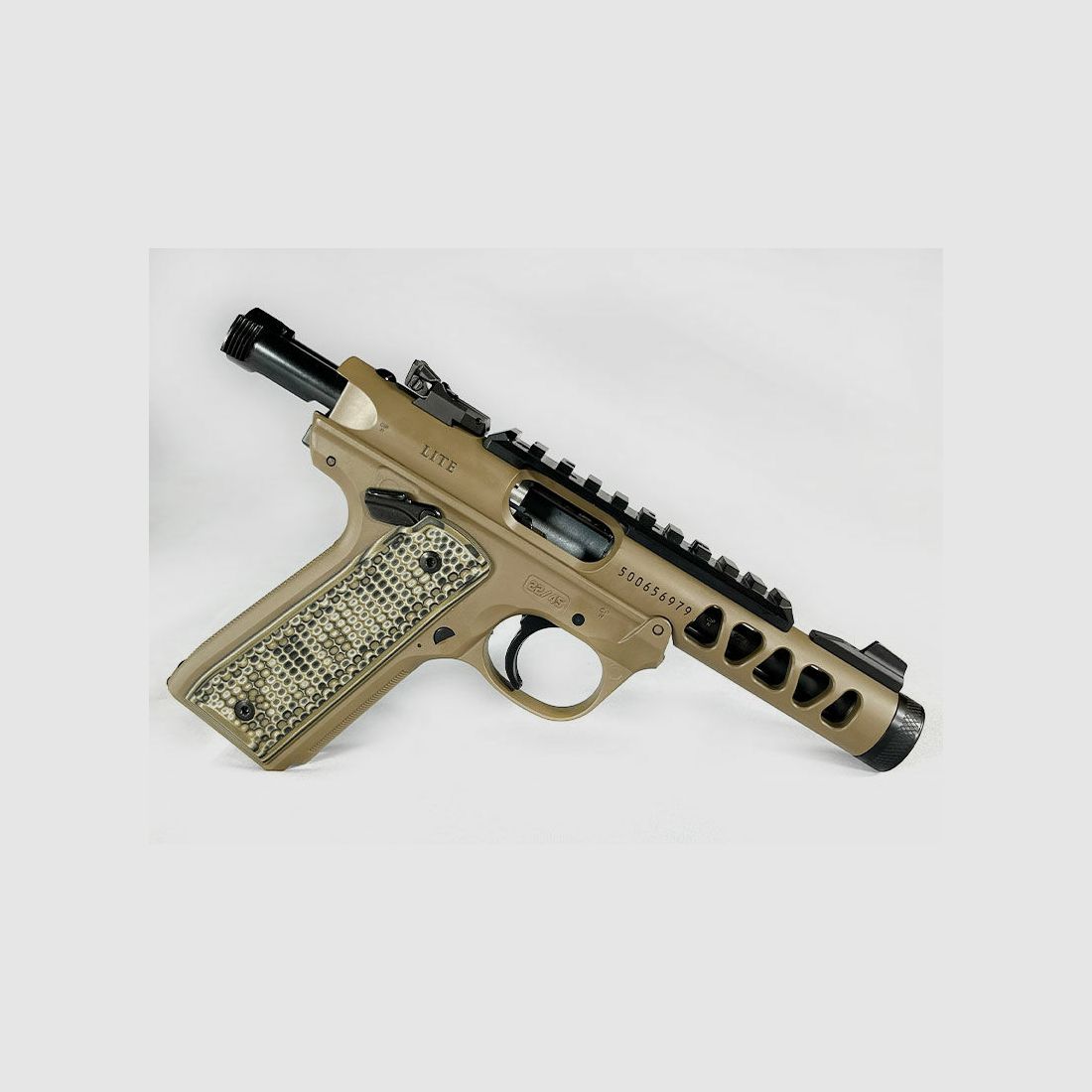 RUGER Mark IV 22/45 Lite FDE 4.4"