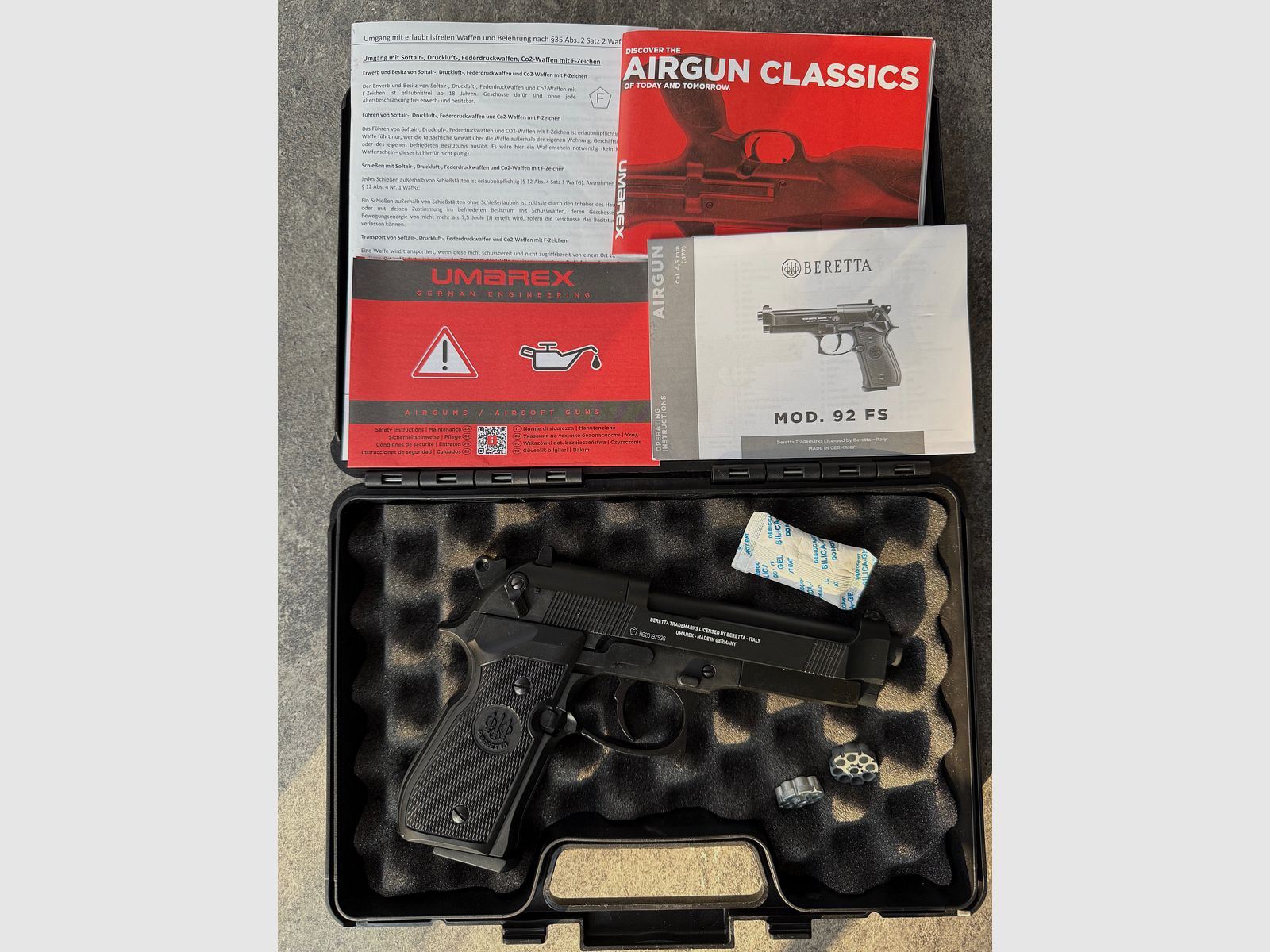 Beretta CO2 Pistole M92 FS Co2 Diabolo Umarex