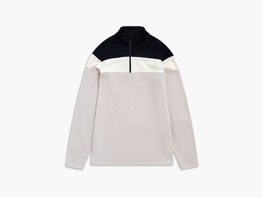 Bergans Uldal Half-Zip Wool Sweater Men Bone White/Black XXL