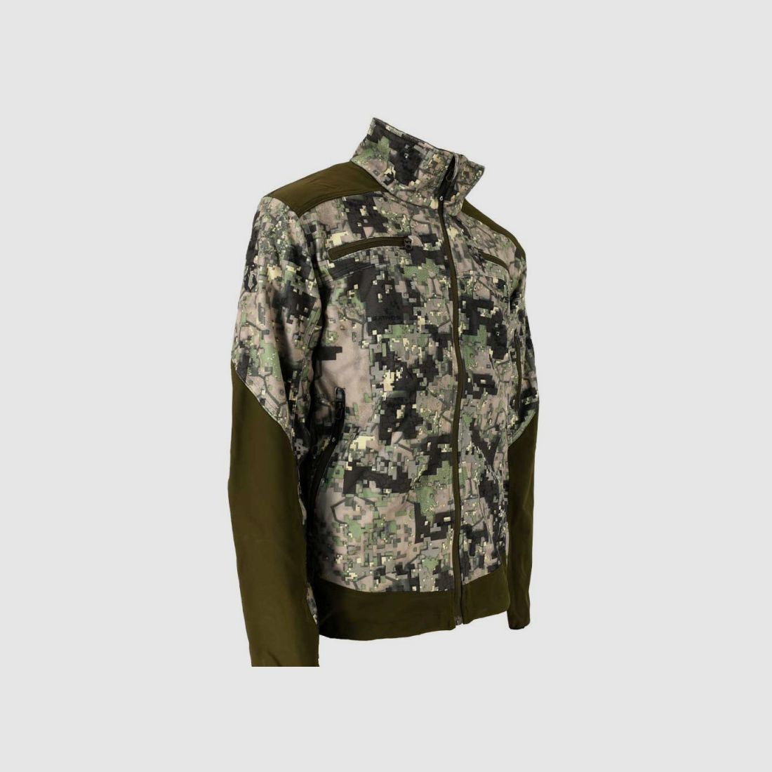 Stretch-Mischjacke in digitalem Camouflage Grün S-3XL, Bild 8 von 11