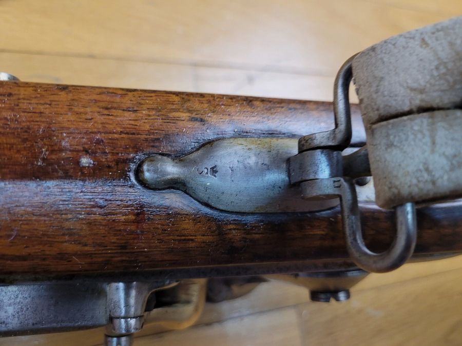 Bardzo dobry karabin 1777 zmodyfikowany AN IX – Cesarska Manufaktura w St Étienne – Rok 1810 – bardzo jednorodny – Pasek i bagnet – Doskonały stan!, zdjęcie 17 z 29