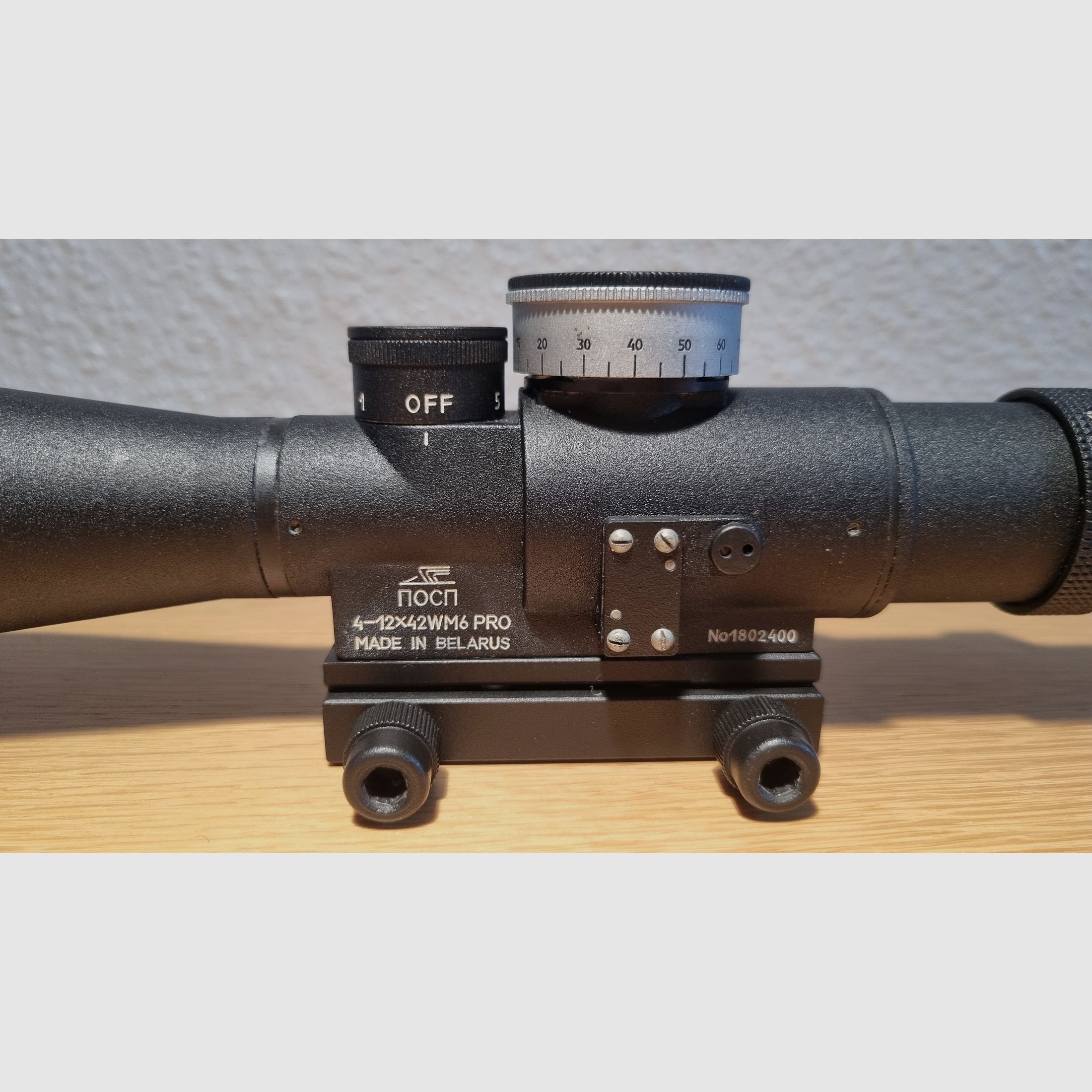 Belarusian scope BelOMO POSP 4-12x42 WM6 PRO like new! PSO-1 / Russia / Soviet Union / USSR
