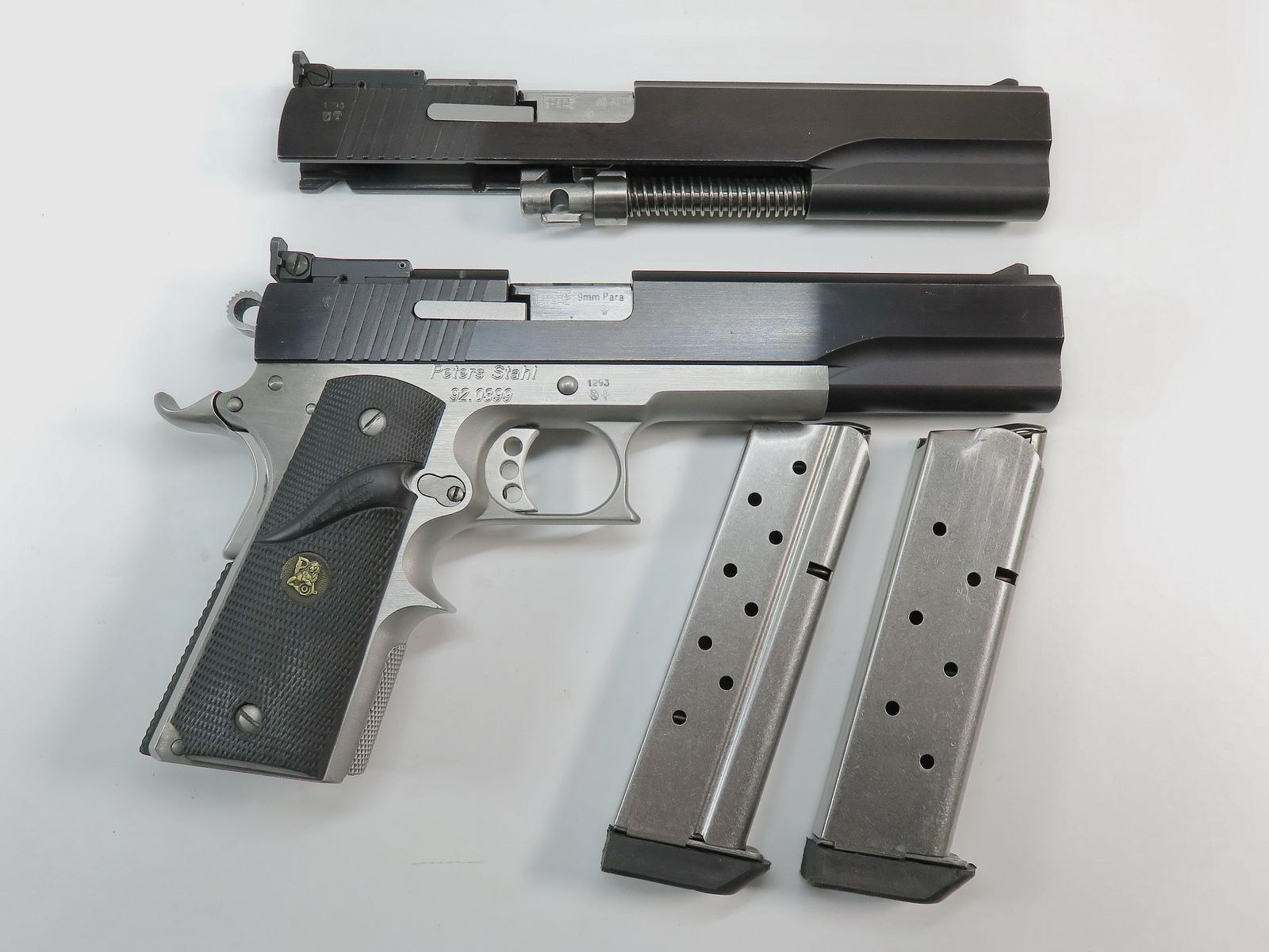 Peters Stahl Multicaliber .45 ACP et 9 mm | 2 systèmes d'échange complets | 6 pouces