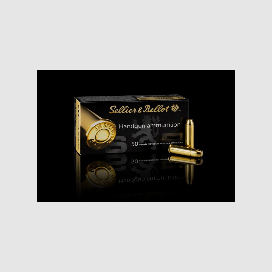 Munition Sellier & Bellot Kal. .38 Special 158grs FMJ - Box mit 50