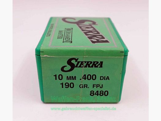 Sierra Bullets, proiettili Santa Fe FFW 10mm (.400)