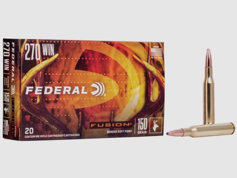 Federal Fusion .270 Win. 150GR SP 20 cartouches