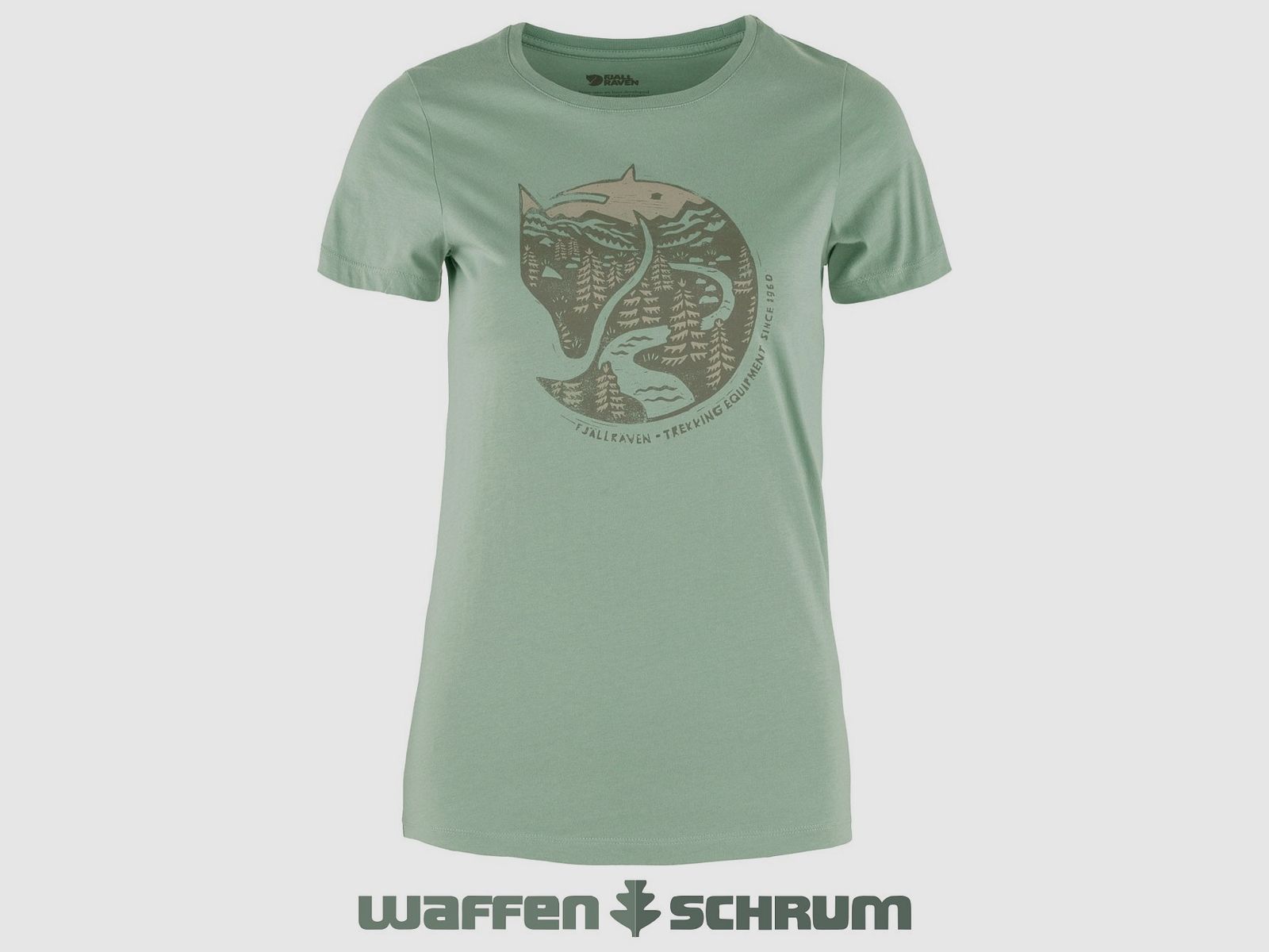 Fjällräven T-Shirt Arctic Fox Misty Green