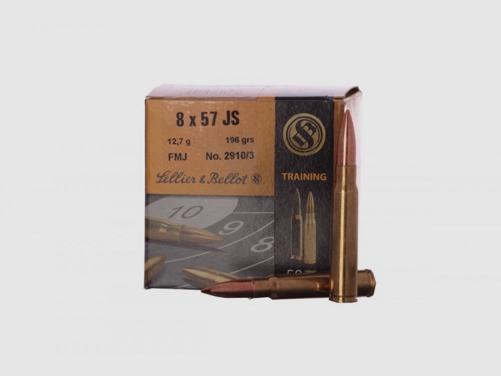 Sellier & Bellot 8x57 JS FMJ 196 gr
