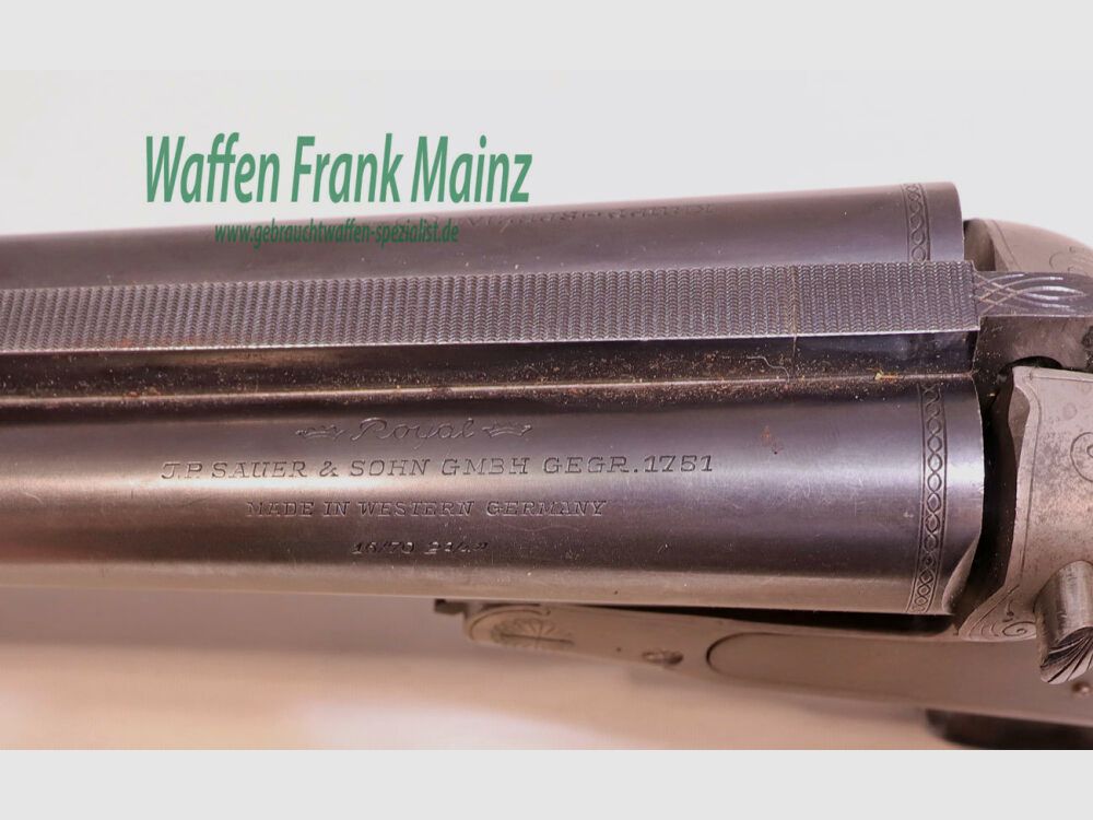 Sauer et Fils/Eckernförde Royal (fini blanc)/Verrou latéral