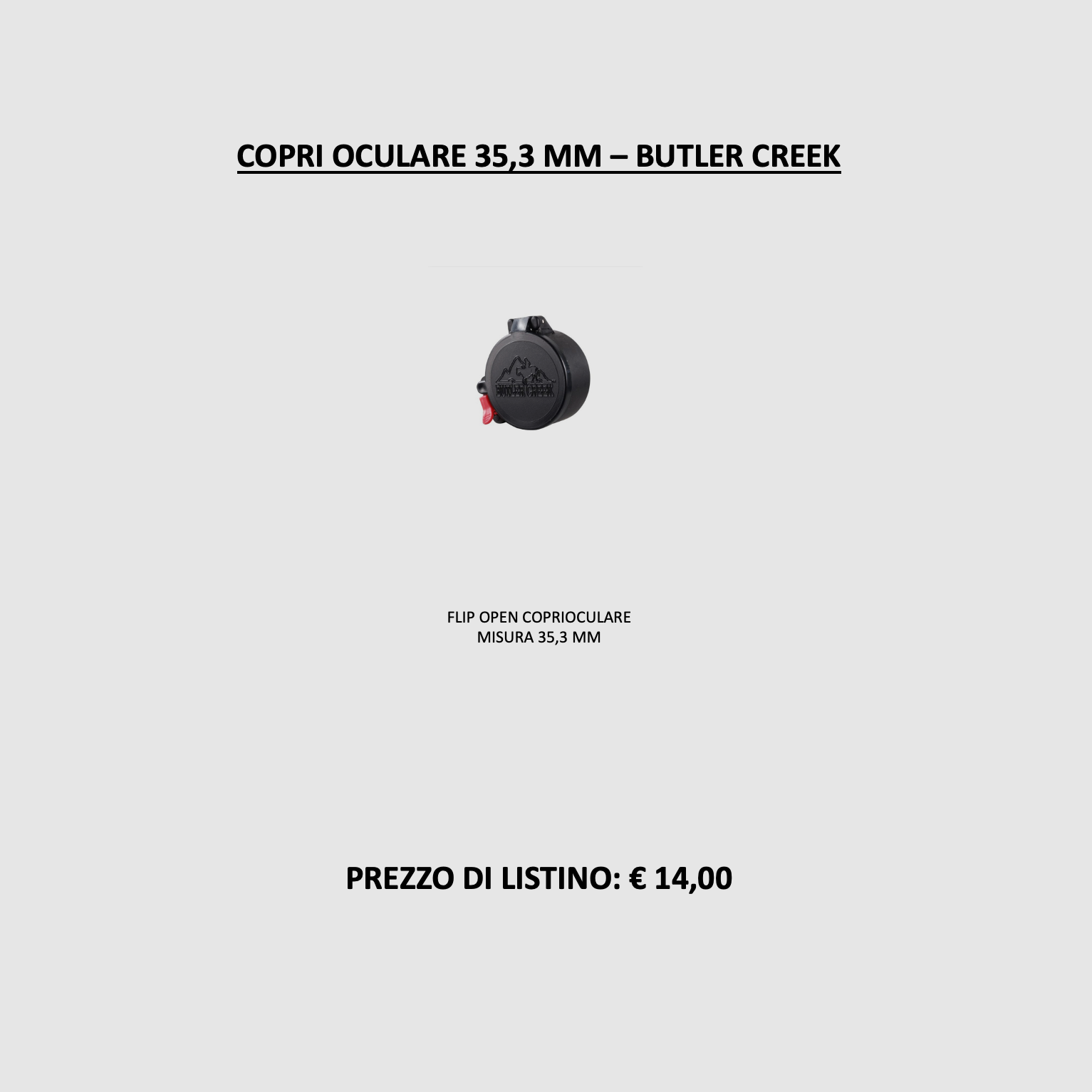 Butler Creek – Osłona okularu na 35,3 mm, zdjęcie 3 z 3
