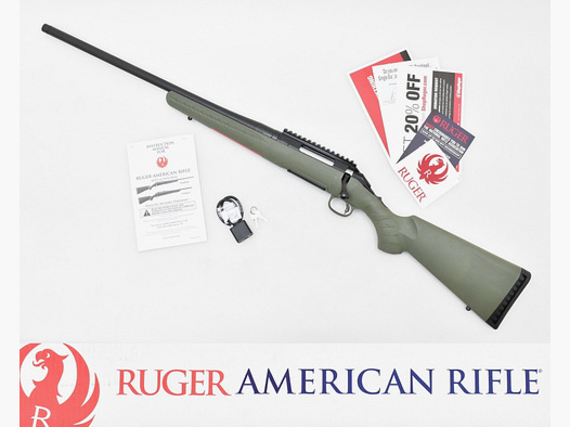 LINKSWAFFE ! RUGER " American Rifle " PREDATOR Kal .308 Win. mit AKAH Zielfernrohr & Gewehrriemen