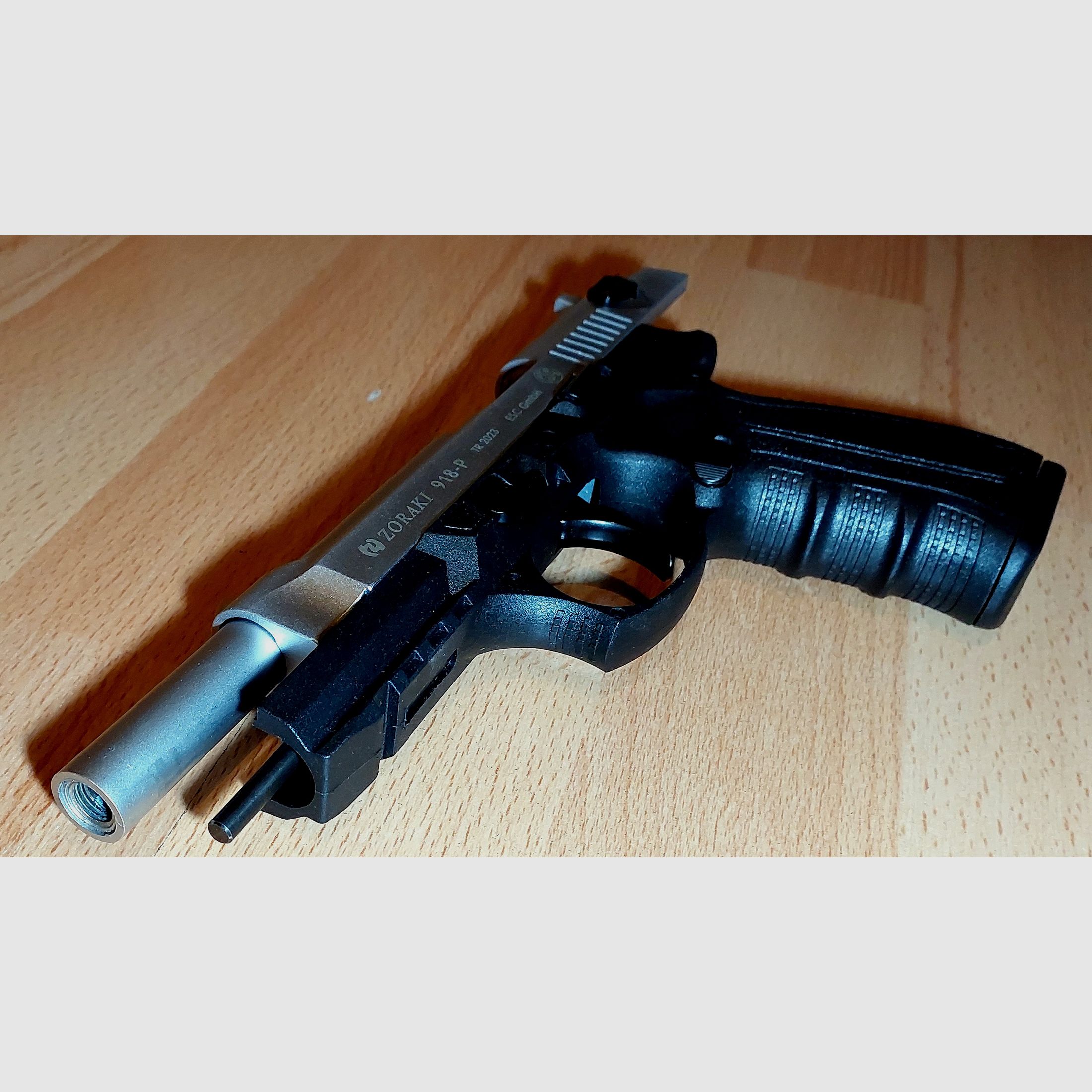 Zoraki 918-P 9mm P.A.K. Matt Chrom (PTB 1072) neuwertig