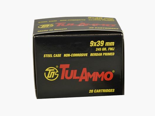 9x39 TulAmmo FMJ 245gr/15,9g