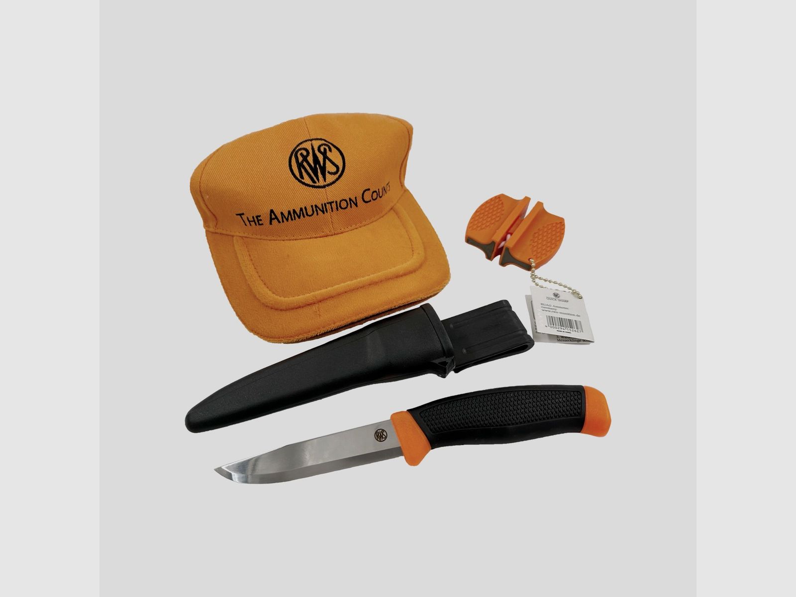 RWS – Set de couteaux Mora, Casquette, Aiguiseur de couteaux, image 1 sur 3