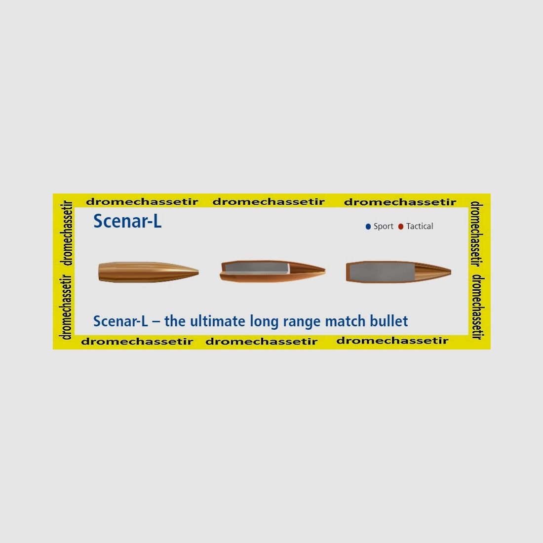 Opakowanie 100 pocisków Lapua kal. 22 OTM Scenar L HPBT 69 grains ref GB544