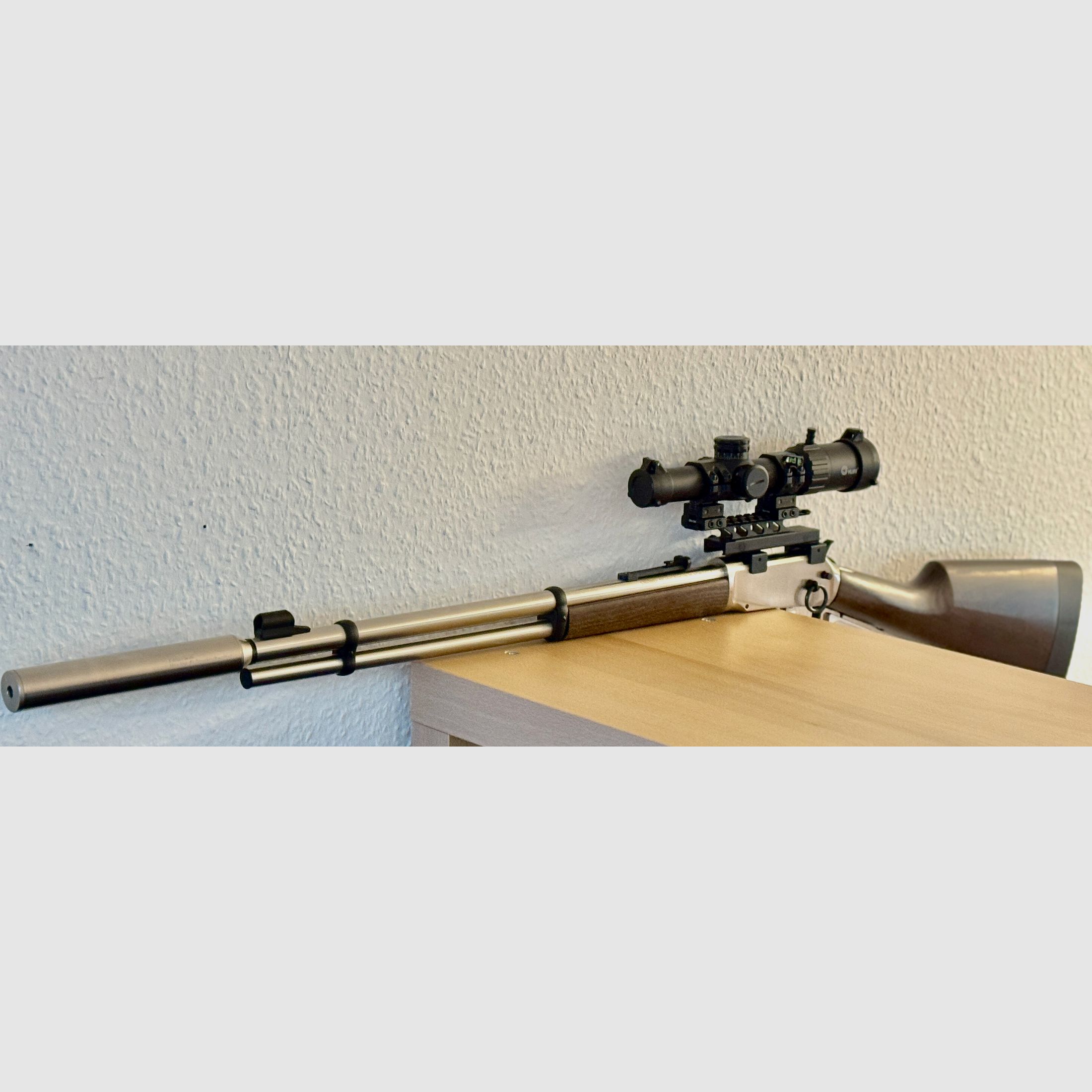 Walther Lever Action Steelfinish inkl. Schalldämpfer