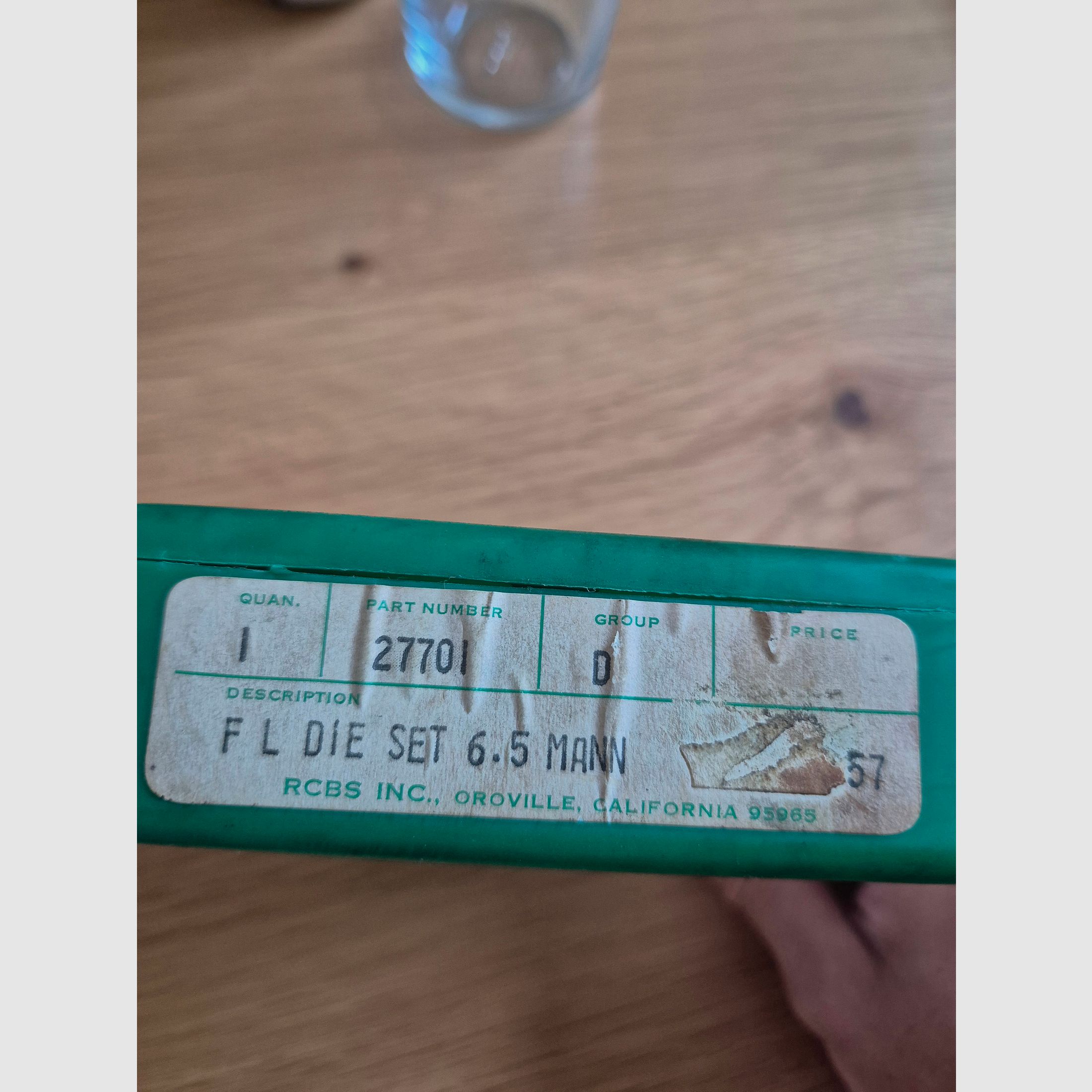 Die set 6.5×54 Mannlicher-Schönauer –