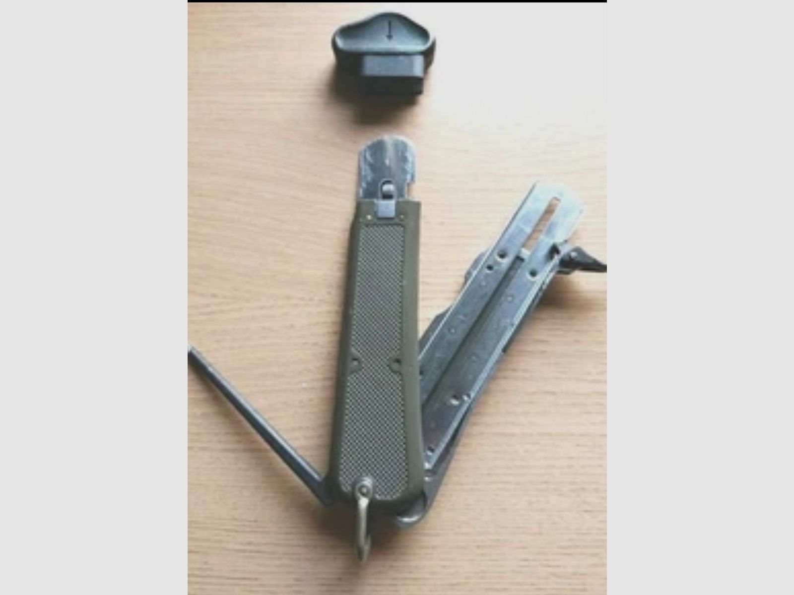 Fallschirmjäger, Kapp Messer der deutschen Bundeswehr, für deutsche Kunden, nur der Griff erhältlich