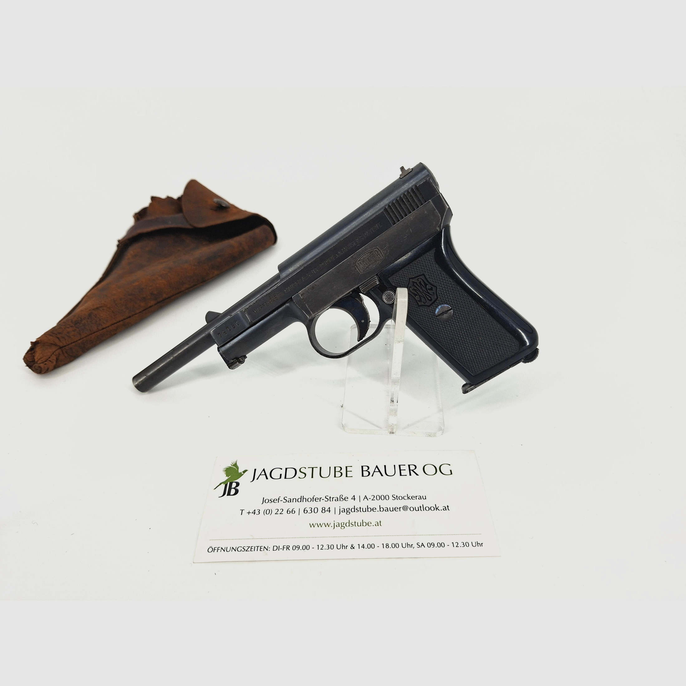 Mauser Pistole Mod. 1910 mit langem Lauf, Bild 1 von 2