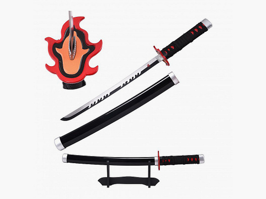 Mini Katana Kamado Tanjirou incluso fodero