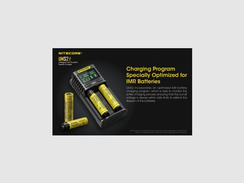Chargeur Nitecore UMS2, image 5 sur 19