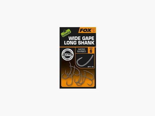 Haken Fox Super Wide Gape Long Shank Größe 6