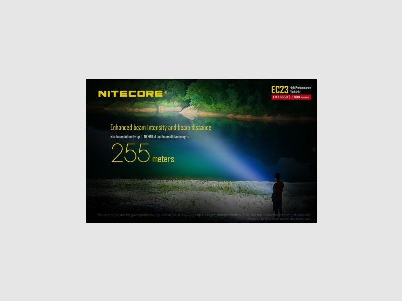 Nitecore EC23 zaklamp 1800 lumen, afbeelding 7 van 20