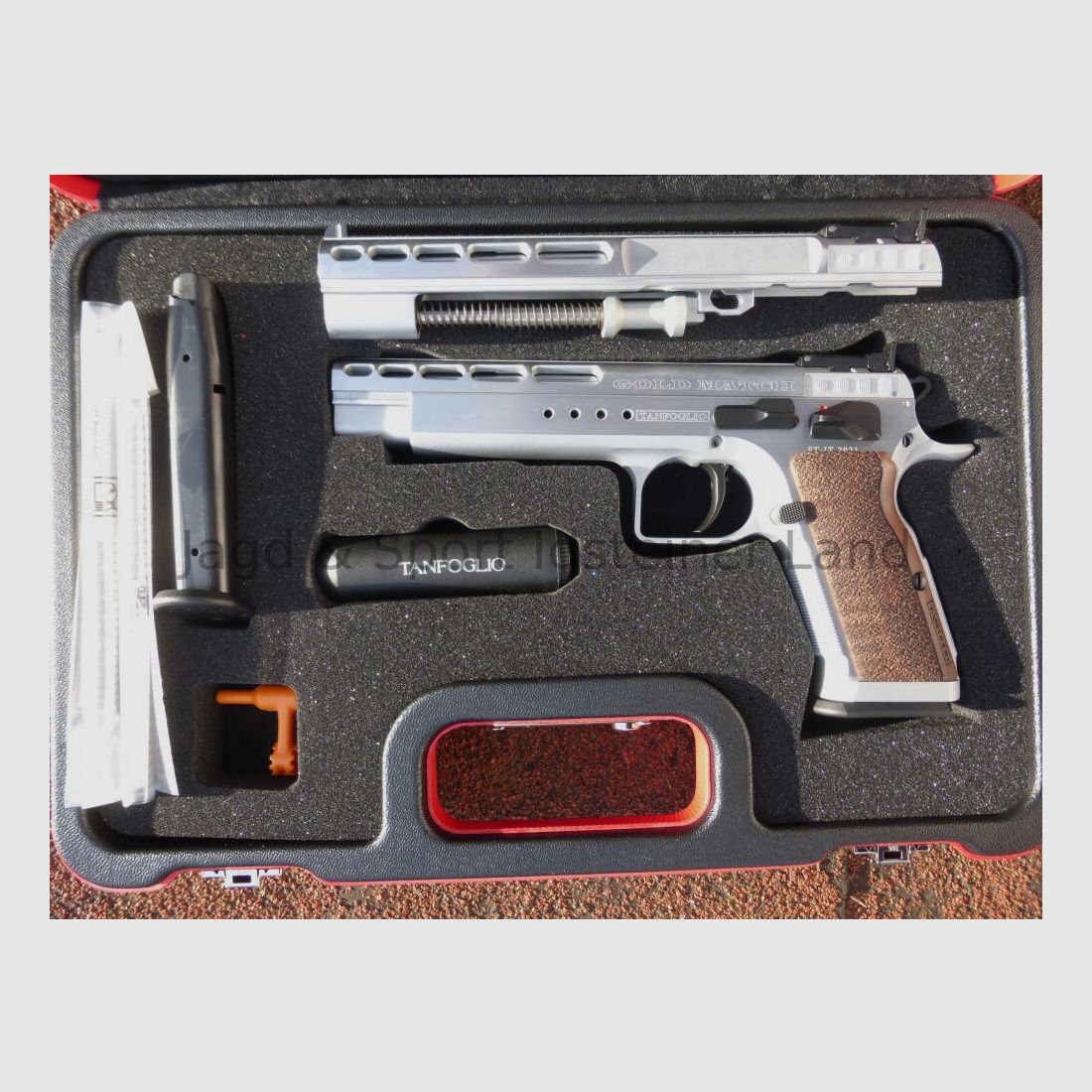 Tangfoglio Gold Match BDS incl. interchangeable systems 9mm Luger & .22lr