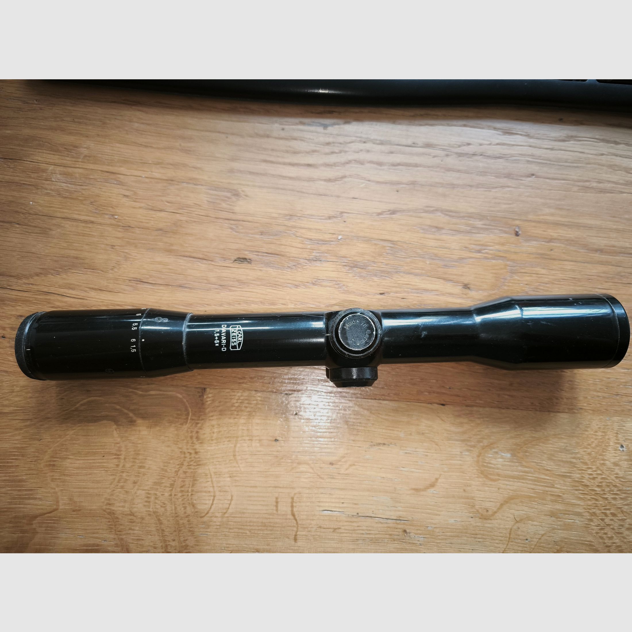 Scope Zeiss Diavari 1,5-6x36, reticle 11, scope rail, imagen 3 de 5