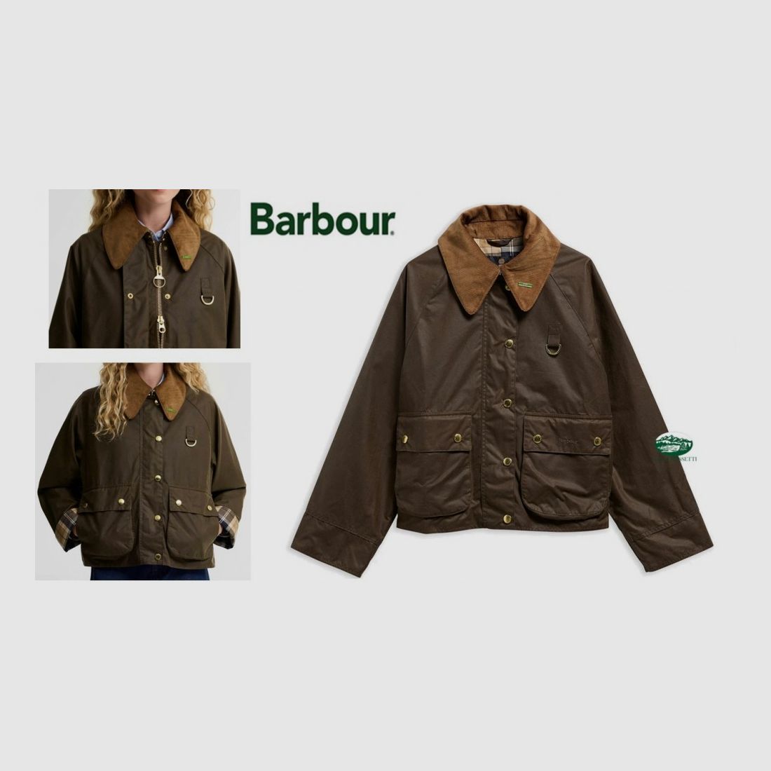 BARBOUR Damenjacke Modern Spey Wax