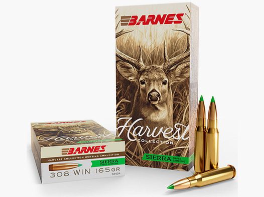 Büchsenmunition BARNES Harvest Collection Sierra Tipped GameKing – 308 Win. – 165 grains