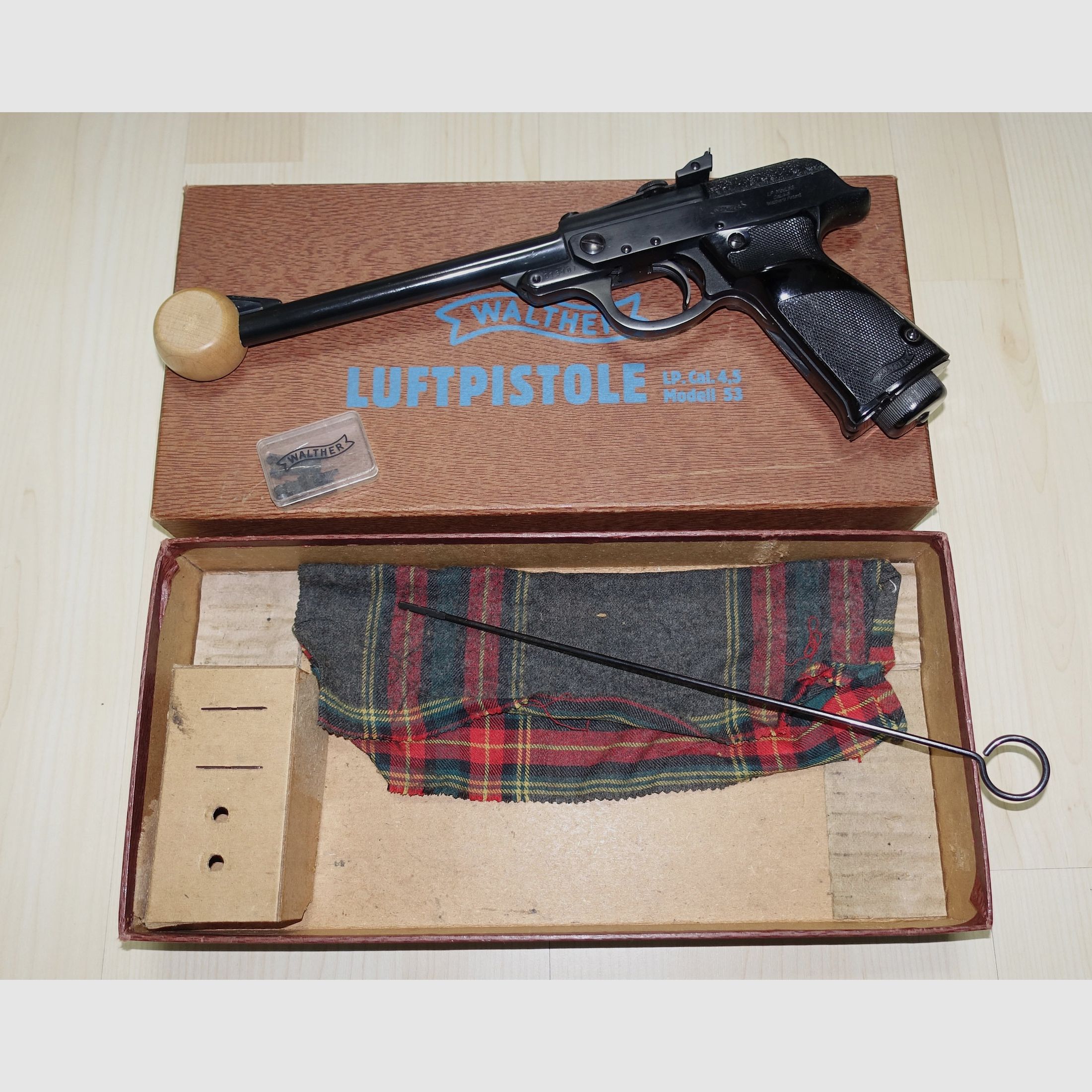 Wunderschöne 70 Jahre alte Walther LP53 / Bj. 1957 / Sammlerobjekt