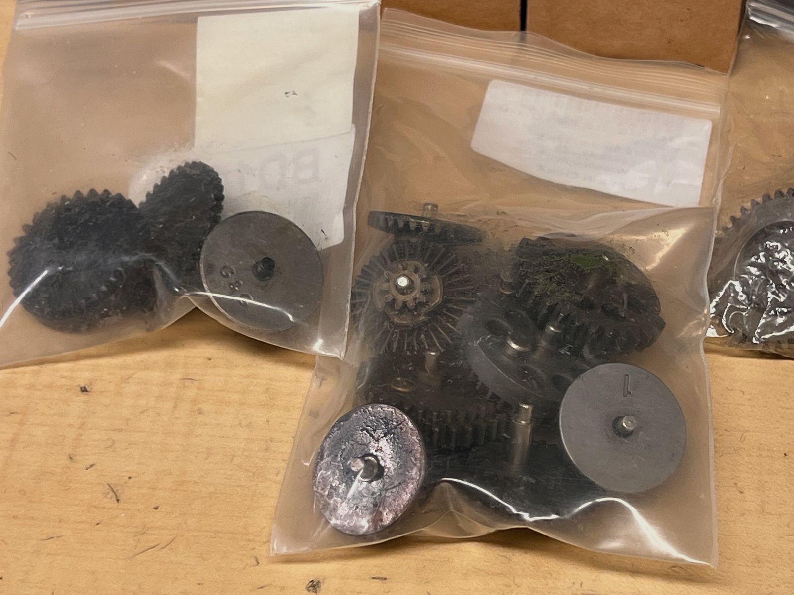 Konvolut original Gear Sets verschiedener Hersteller wie Cyma, G&G uvm