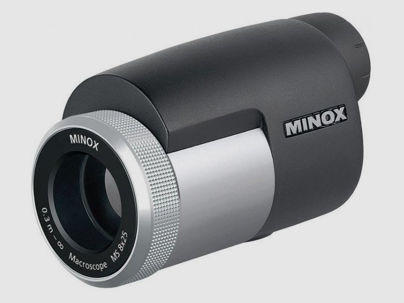 Minox MS 8x25 Macroscope Silber/Schwarz