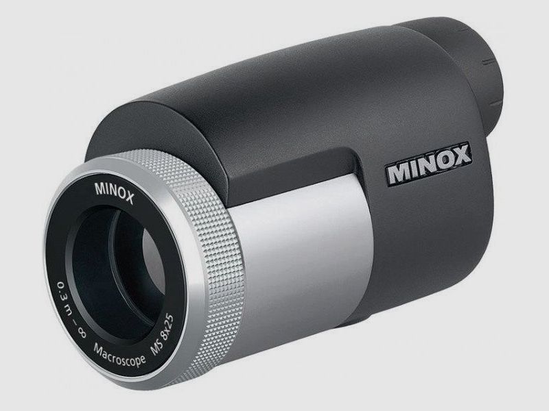 Minox MS 8x25 Macroscope Argento/Nero