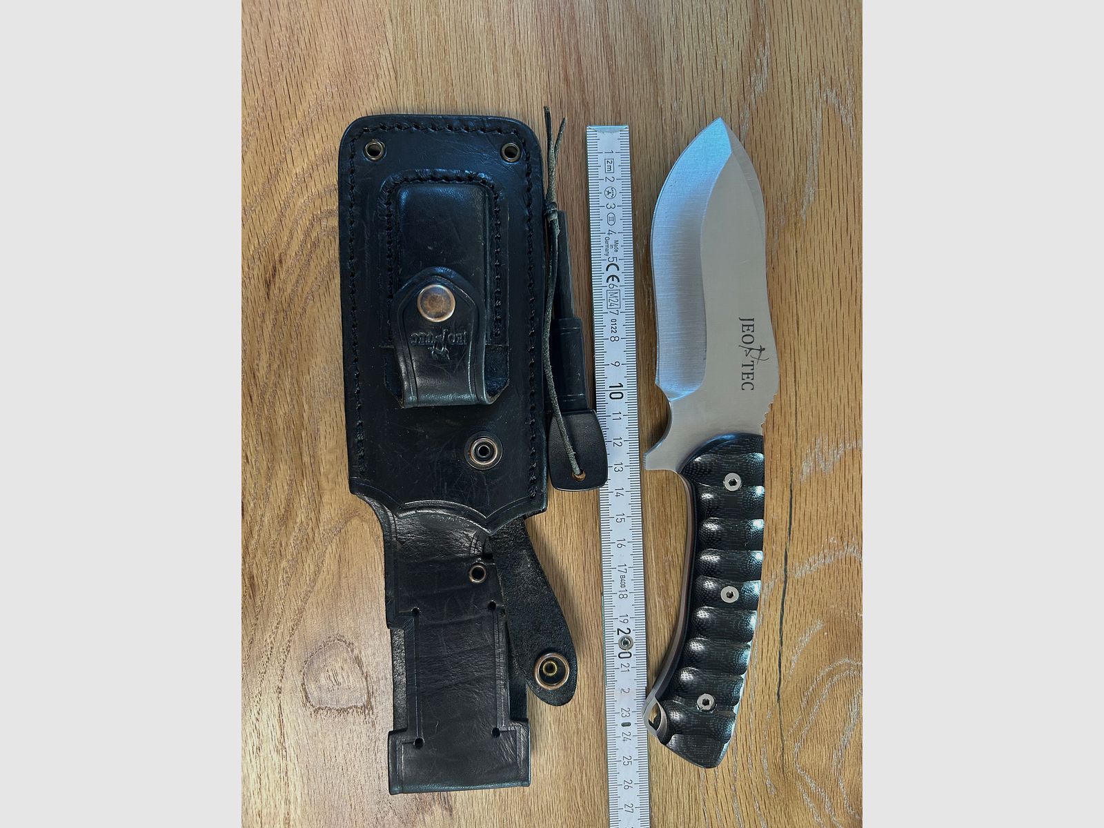 Jeo Tec Nr. 35 cuchillo de caza / cuchillo de exterior / cuchillo de supervivencia