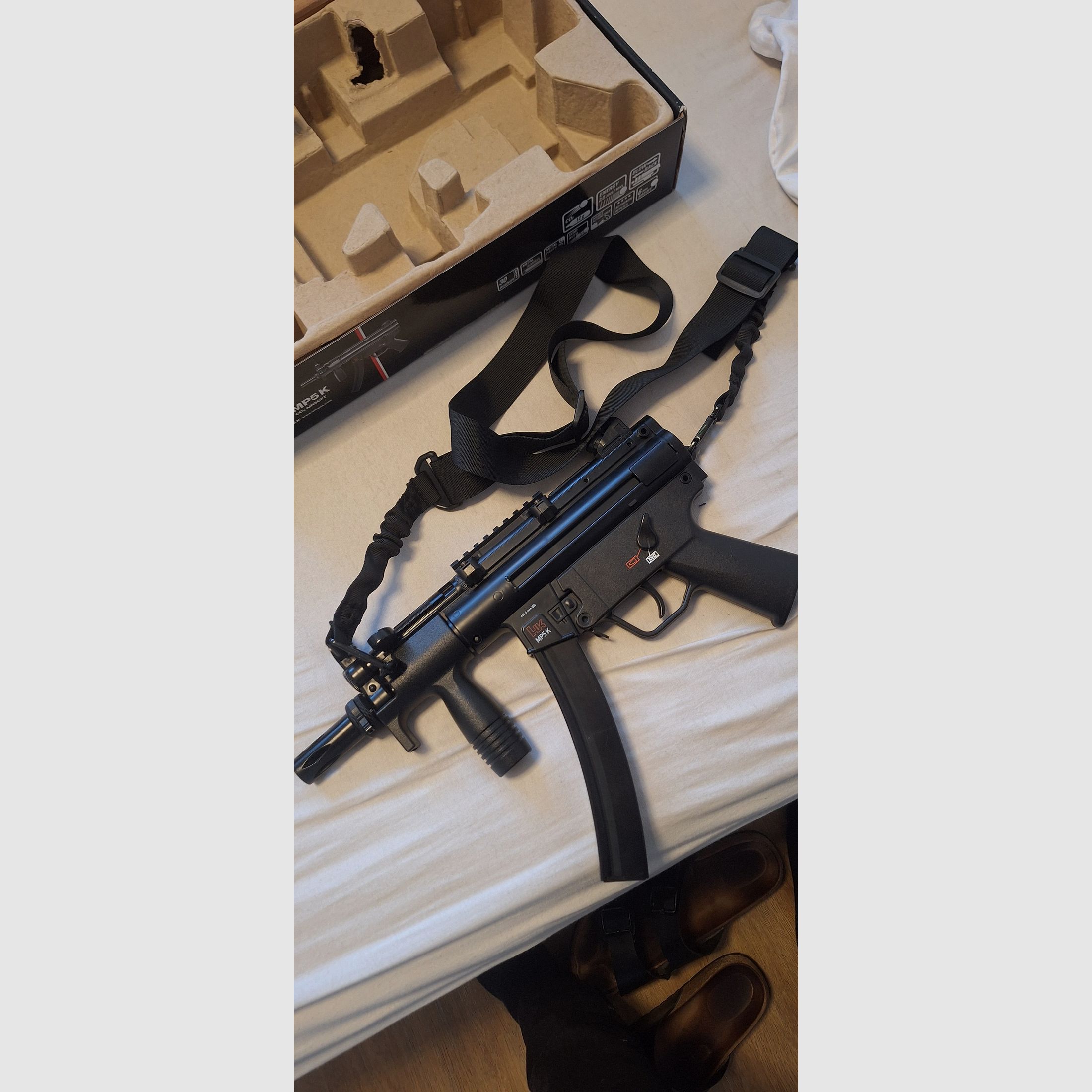 HK MP5 K Umarex CO2 6mm Airsoft Neuwertig Blowback MP-5