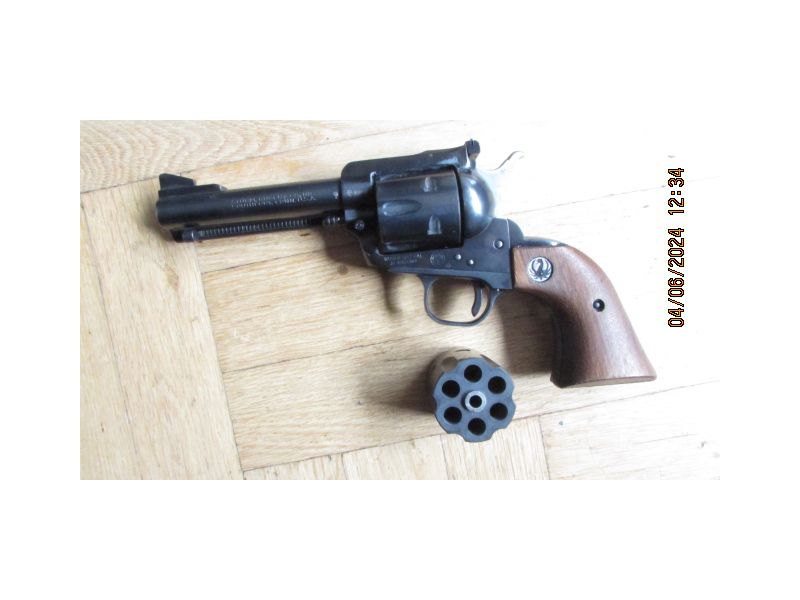 SA-Revolver Ruger Blackhawk mit Wechseltrommel, Kal. .357Mag/9mmLuger