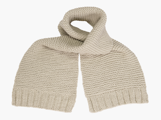 Pure Wool sjaal ecru