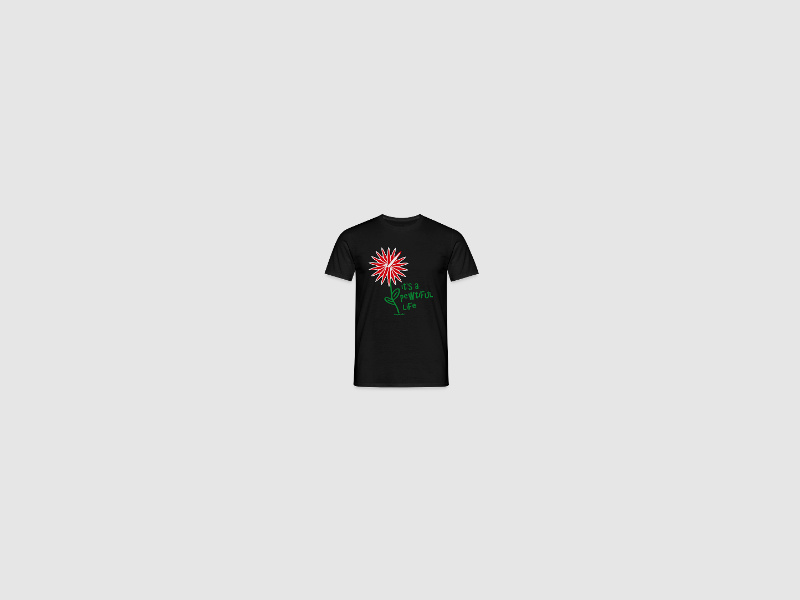 pewtiful life - Männer T-Shirt Pink