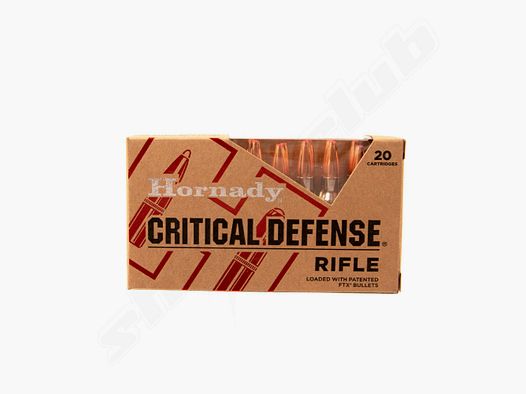 Hornady Critical Defense FTX - 155grs. im Kaliber .308Win