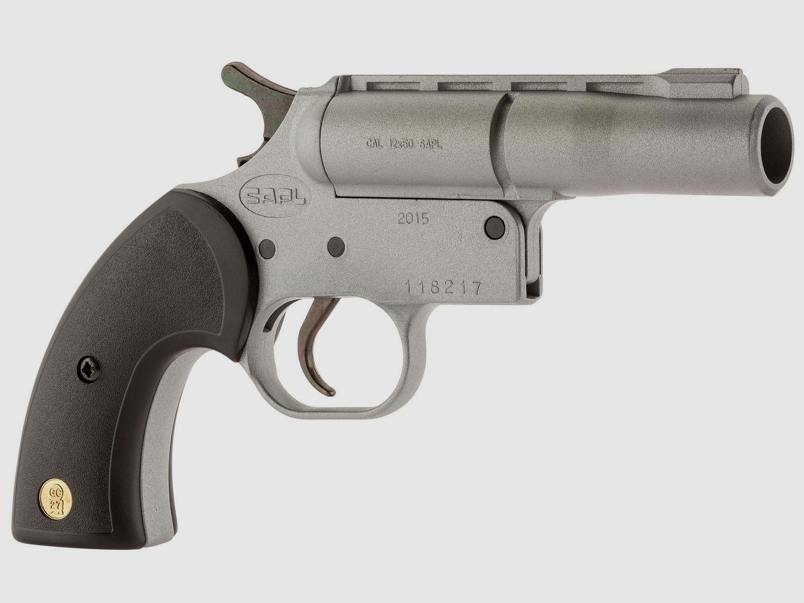 Rubberpistool SAPL GC27 zilver, afbeelding 1 van 4