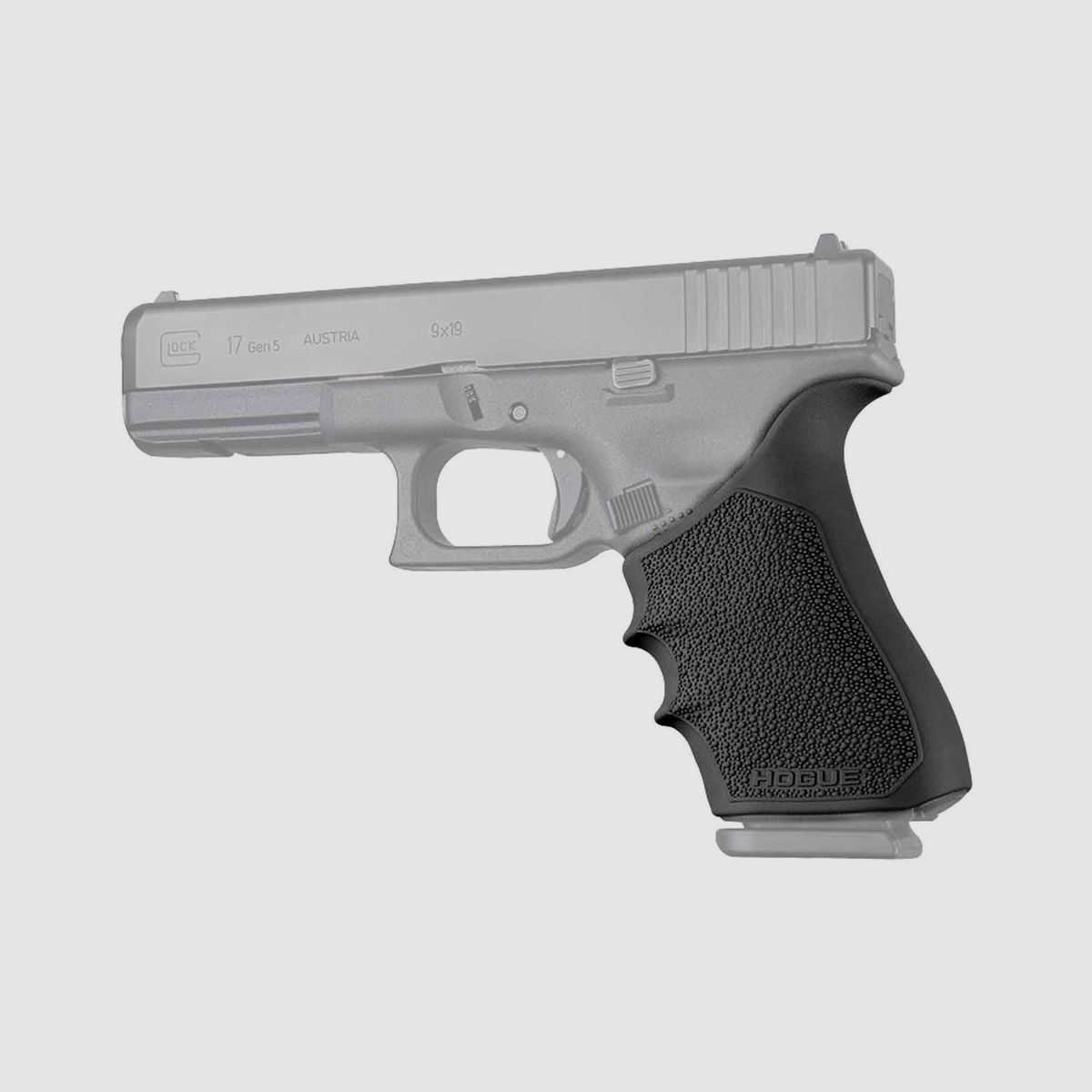 HOGUE HandAll Beavertail Griff Glock 17, G17 MOS, G17L, G22, G35, G35 MOS, G34, G34 MOS, G31, G37 Gen 3-4