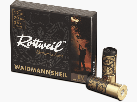Rottweil Waidmannsheil Plastic 12/70 4,0 mm - 10 stuks.