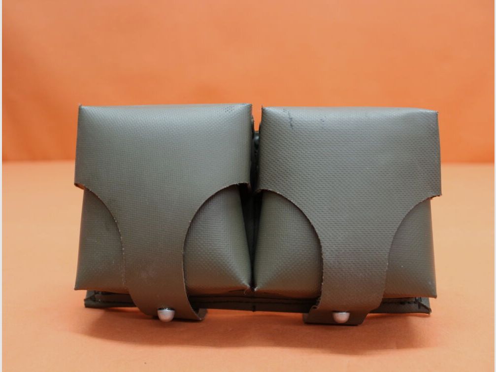 BUND SURPLUS Heckler&Koch HK G3: Magazine pouch POLICE? PSG-1? Layered material olive for 2 magazines 10-round RARITY!